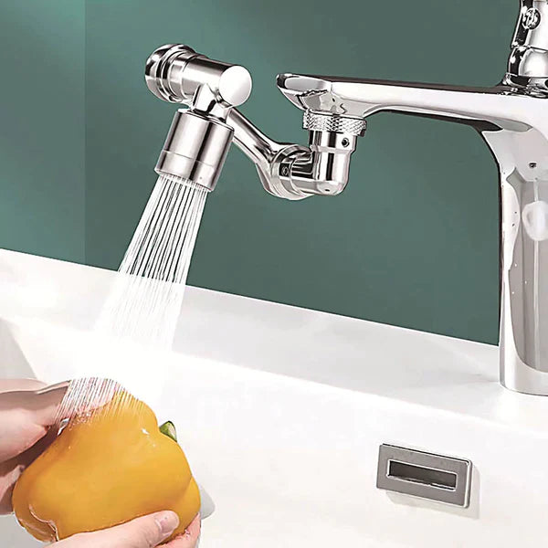 Magic faucet swivel 1080° INOX with anti-splash filter 